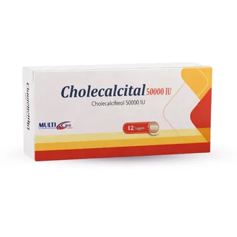 CHOLECALCITAL 50000 IU 12 TAB