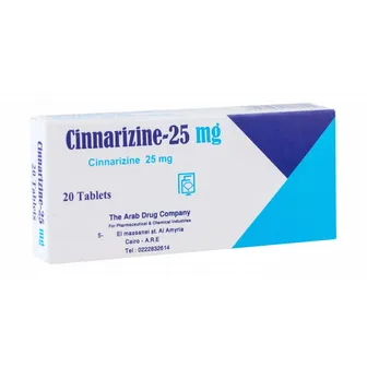 Cinnarizine | Circulatory Insufficiency 25mg | 20 Tabs