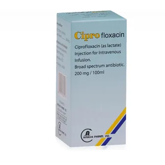 Ciprofloxacin | Antibiotic | 200mg/100ml | inj