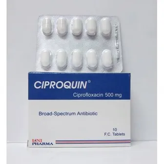 CIPROQUIN 500 MG 10 TAB