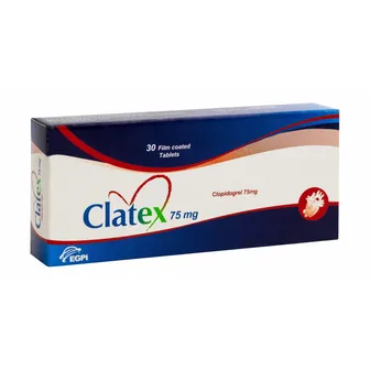Clatex Angina 75mg | 30 Tabs