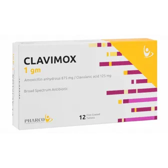 Clavimox | Antibiotic | 1 g | 12 Tab