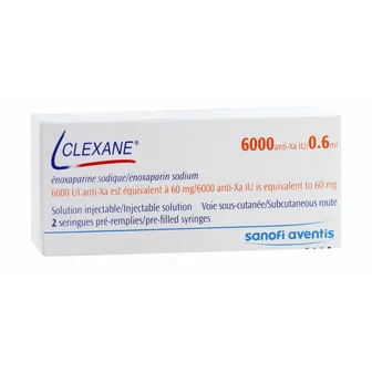 Clexane | Clots 60mg/0.6ml | 2 Vials