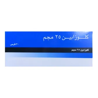clozapine 25 mg 30 tab