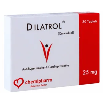 Dilatrol 25mg | 30 Tabs