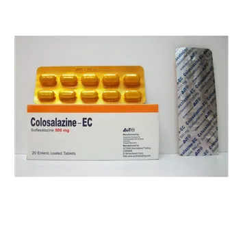 Colosalazine EC | for the Treatment of Colitis and Rheumatoid Arthritis | 20 Tabs