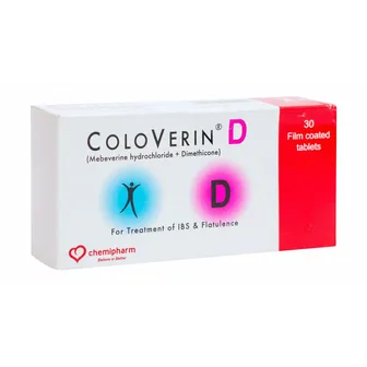 Coloverin D for Bloating and Stomach | 30 Tabs
