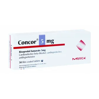 Concor High Blood Pressure 5mg | 30 Tabs
