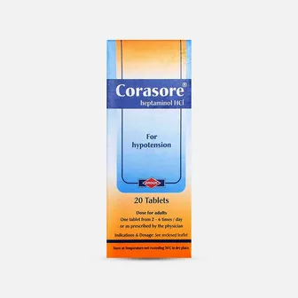 Corasore | Low Blood Pressure 150mg | 20 Tabs