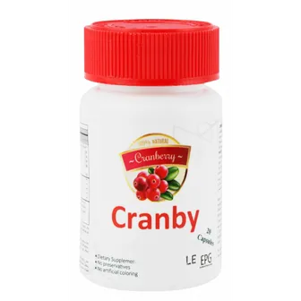 Cranby 500mg Cranberry Extract Supplement | 20 Caps