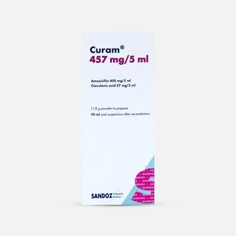Curam Susp Antibiotic 457mg/5ml | 70ml