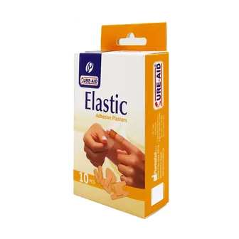 Cure Aid | Elastic Adhesive Plaster | 10 pcs