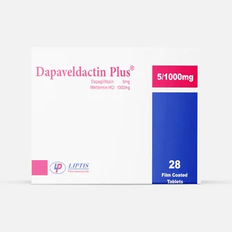 Dapaveldactin Plus 5/1000mg | 28 Tabs