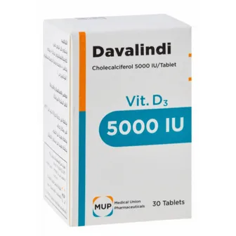 Davalindi 5000 I.U Vit D3 | 30 Tabs