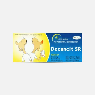 Decancit Sr for Colds | 20 Tabs