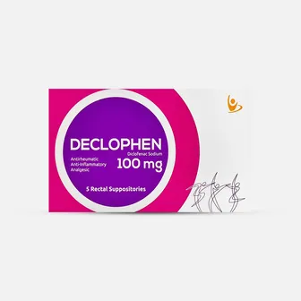 Declophen Adult | Antipyretic 100mg | 5 Supp