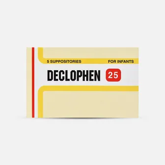 Declophen | Antipyretic 25mg | 5 Supp