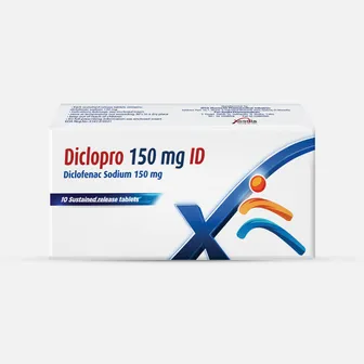 Diclopro 150mg ID Pain Relief | 20 Tabs