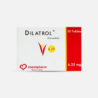 Dilatrol 6.25mg 30 tab