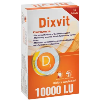 Dixvit 10000 I.U | 20 Tabs