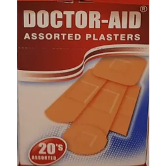 Doctor Aid | Assorted Plasters | 20 Pcs