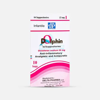 Dolphin | Antirheumatic 25mg | 10 Supp