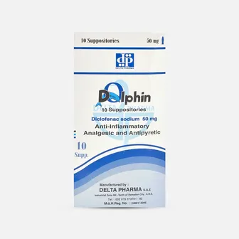 Dolphin | Antirheumatic 50mg | 10 Supp