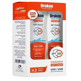 1+1 Drakon | Sunscreen SPF50+ Cream Gel | 60gm
