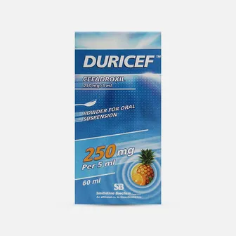 Duricef Antibiotic 250mg/5ml | 60ml
