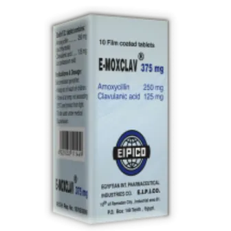 E-moxclav | 375mg | 10 Coated Tabs