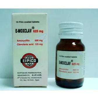 E - Moxclav | Antibiotic | 625 mg | 10 Tab
