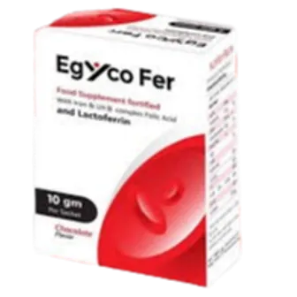 Egyco Ferr | Food Supplement with Iron & Lactoferrin | 20 Sachets