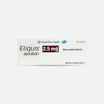 Eliquis | Anticoagulant 2.5mg | 20 Tabs
