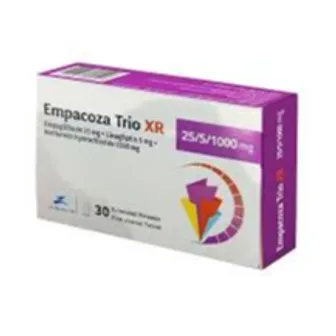EMPACOZA TRIO XR 25/5/1000 MG 30 TAB