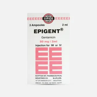 Epigent | Antibiotic | 80 mg | 3 Amp