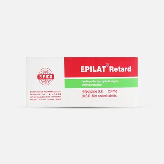 Epilat Retard High Blood Pressure 20mg | 20 Tabs