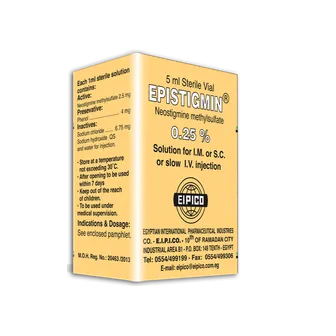 Epistigmin 0.25%mg\5ml for IM & IV | 5 Amp