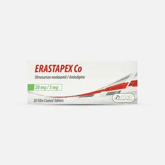 Erastapex CO High Blood Pressure 20/5mg | 30 Tabs