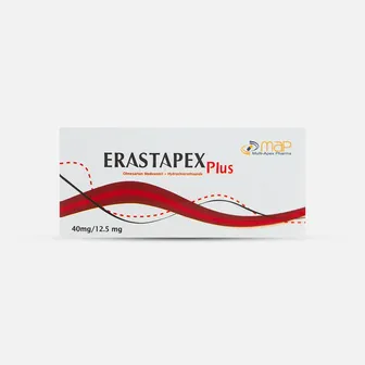 Erastapex Plus | Blood Pressure 40/12.5mg | 30 Tabs