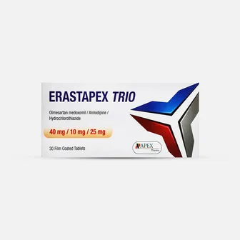 Erastapex Trio High Blood Pressure 40/10/25mg | 30 Tabs