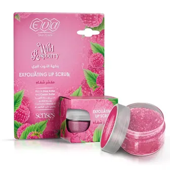 Eva Skin Care | Exfoliating Lip Scrub Raspberry Flavored | 20gm