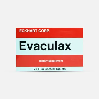 Evaculax Laxatives 625mg | 20 Tabs