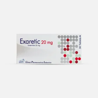 Exaretic | High Blood Pressure 20mg | 30 Tabs