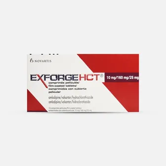 Exforge HCT | High Blood Pressure 10/160/25mg | 14 Tabs