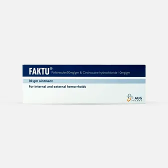 Faktu Ointment For Internal and External Hemorrhoids | 30gm