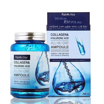 Farm stay | Collagen and Hyaluronic Acid All In One Ampoule | 250ml