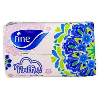 Fine | Fluffy 2 Ply Facial Tissue Soft Pack | 700 Sheets | 1 Pack