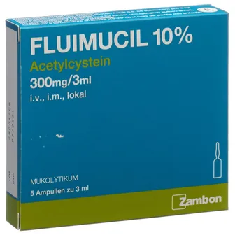 Fluimucil 300mg/3ml IV \ IM | 5 Amp