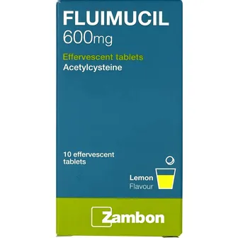 Fluimucil 600mg | 10 Tabs