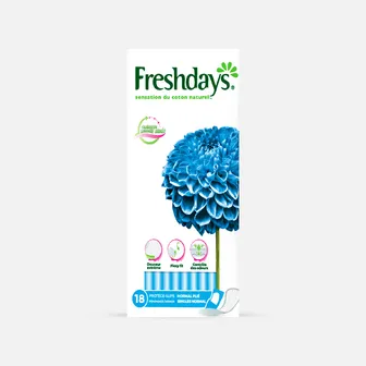 Freshdays | Sensation Natural Cotton | 18Pcs